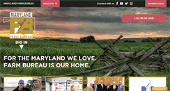 Desktop Screenshot of mdfarmbureau.com